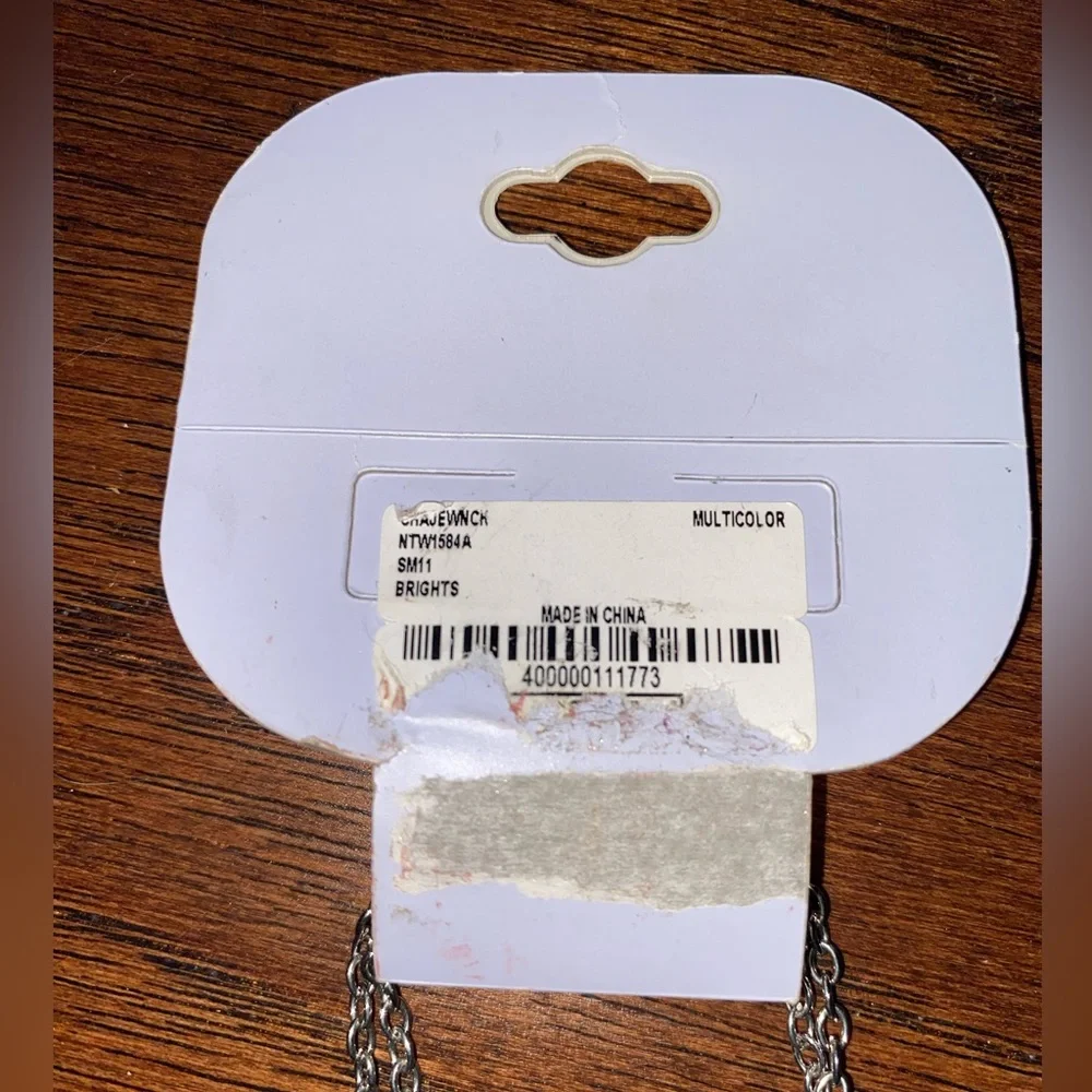 NWT Girls Rainbow Best Friends Necklace Set